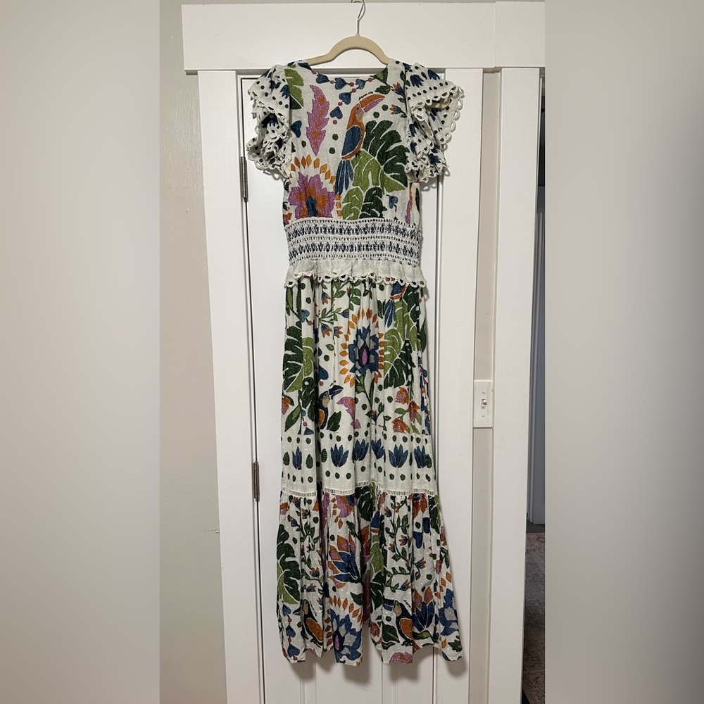 Farm Rio Summer Garden Maxi Dress - Picture 4 of 4